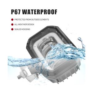 Source image reference for IP67 waterproof positioning and sealed housing direction.