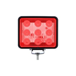 Square 9-bead LED warning light red option
