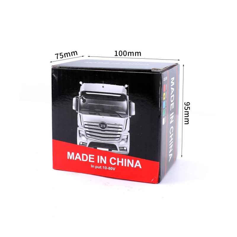 Square 9-bead LED warning light package reference
