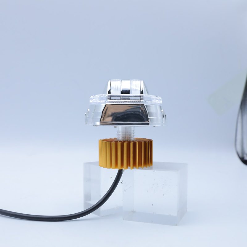 Square Dual Eye Angel Eye Headlight Side Depth Side depth reference for headlight retrofit planning.
