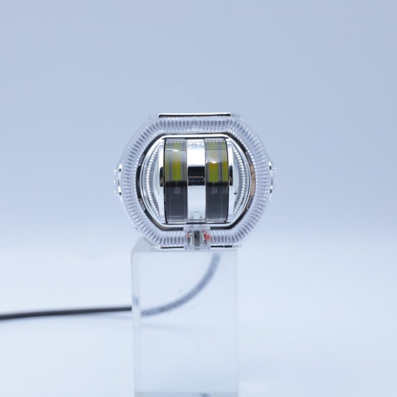 Square Dual Eye Angel Eye Motorcycle Headlight Lens Main Square Dual-Eye Angel Eye Motorcycle Headlight Lens