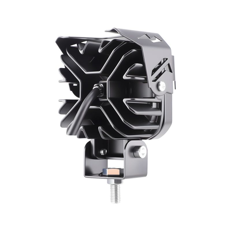 Square Four Bead Laser Cannon Led Work Light 04 Square Four Bead Laser Cannon Led Work Light 04 Square Four-Bead Laser Cannon LED Work Light rear housing reference