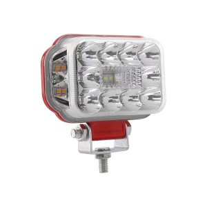 Clear lens reference for square knot-pattern LED work light 109mm