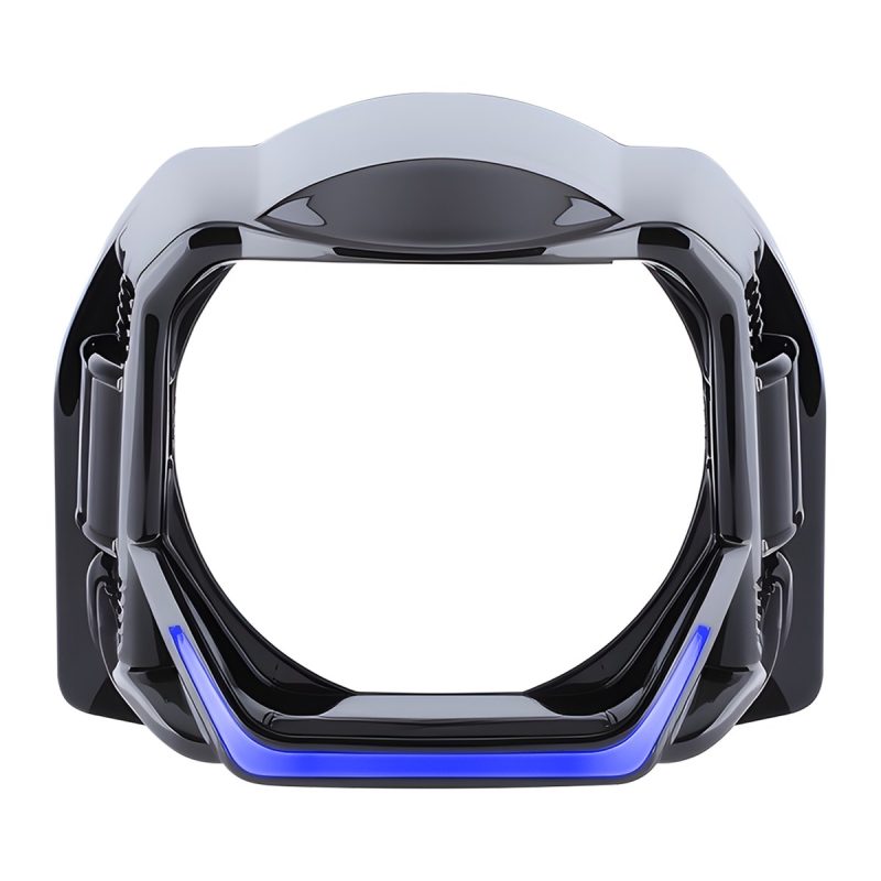 Square Mecha 5D Rgb Angel Eye Shroud Blue Light Blue light front reference for the square mecha 5D angel eye shroud.