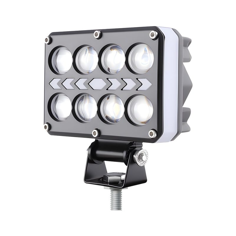 Square Projector Led Work Light Clear Lens Front Variant Clear-lens front variant reference for catalog selection.