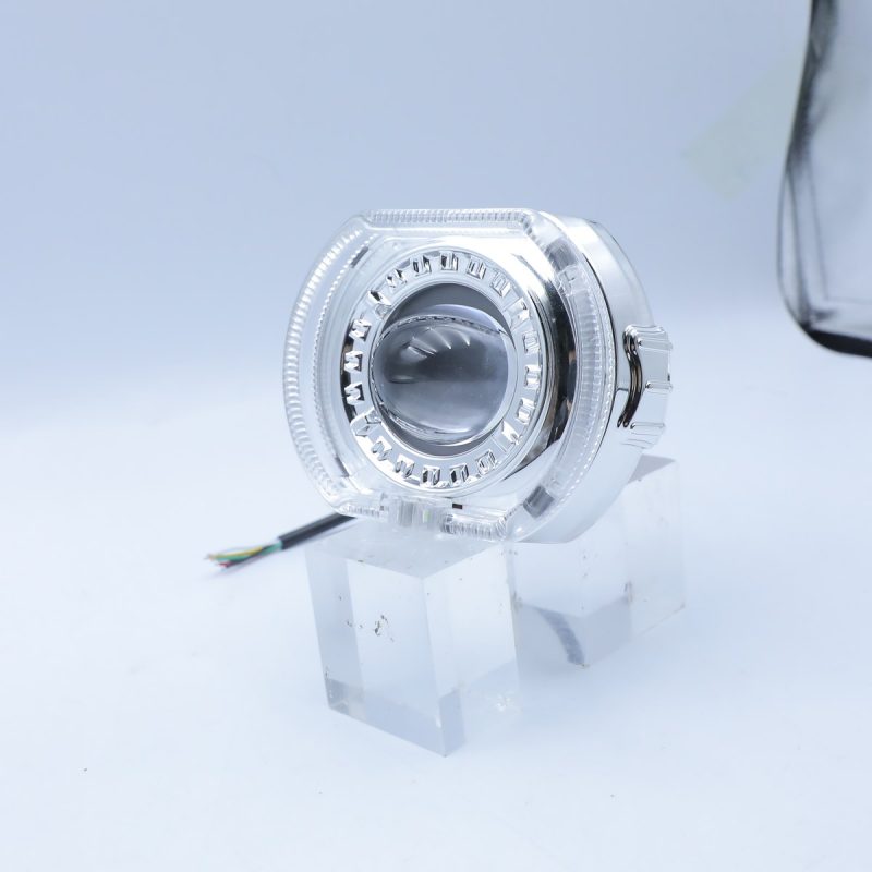 Square Rectangular Single Eye Angel Eye Lens Main Square Rectangular Single-Eye Angel Eye Motorcycle Headlight Lens