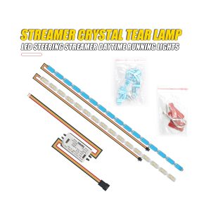 Streamer Crystal Tear Led Drl Turn Signal Strip 04 Streamer Crystal Strip Package Package and kit reference for streamer crystal tear LED DRL turn signal strip
