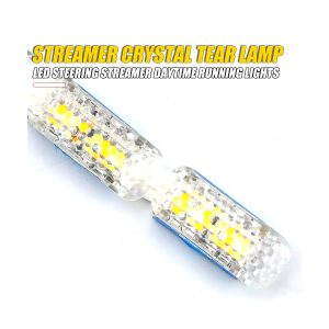 Streamer Crystal Tear Led Drl Turn Signal Strip 05 Streamer Crystal Strip Detail LED detail reference for streamer crystal tear LED DRL turn signal strip