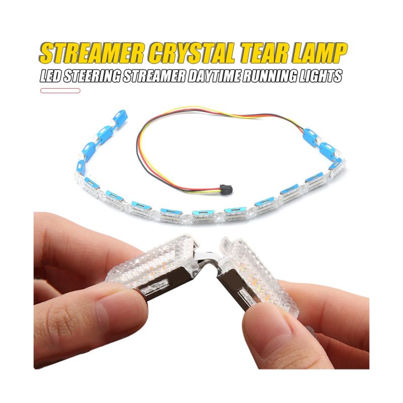 Streamer Crystal Tear Led Drl Turn Signal Strip 06 Streamer Crystal Strip Bend Bend reference for streamer crystal tear LED DRL turn signal strip