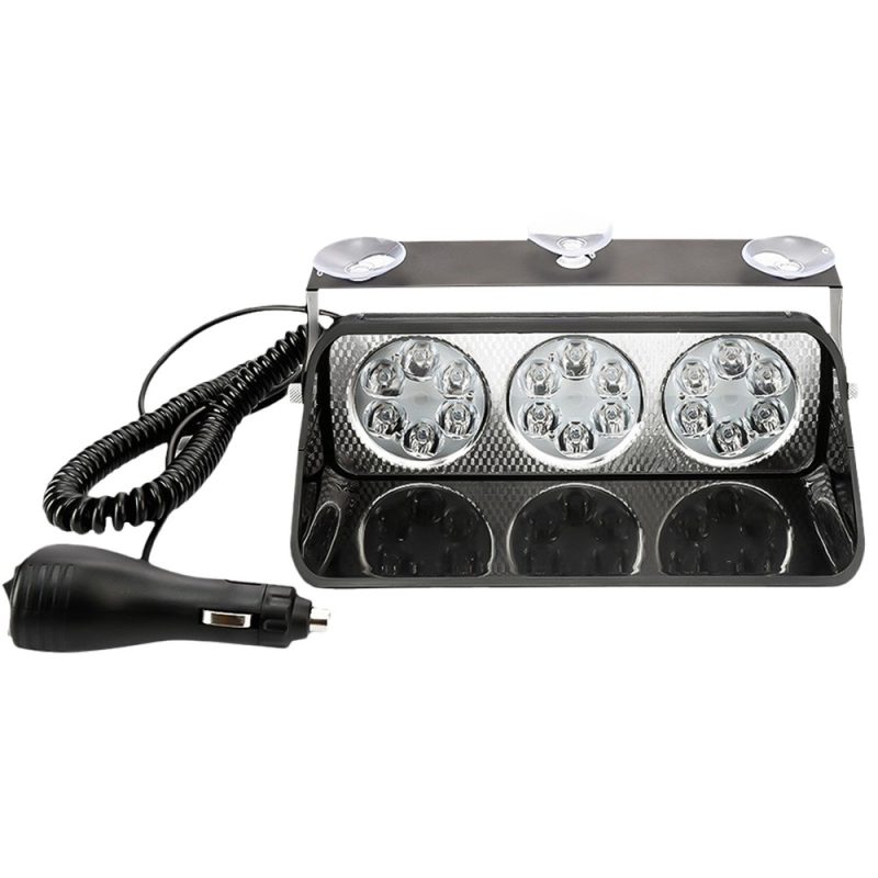 Suction Cup Led Strobe Warning Light Main Suction Cup LED Strobe Warning Light with Cigarette Lighter Plug