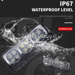 Suction Cup Led Strobe Warning Light Waterproof Reference Waterproof source graphic; confirm formal IP test basis before quotation.