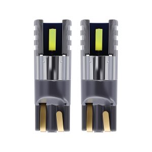 T10 5 Side Led Brake Position Bulb Pair 03 T10 Five Side Pair Pair view of T10 5-side LED brake position bulbs