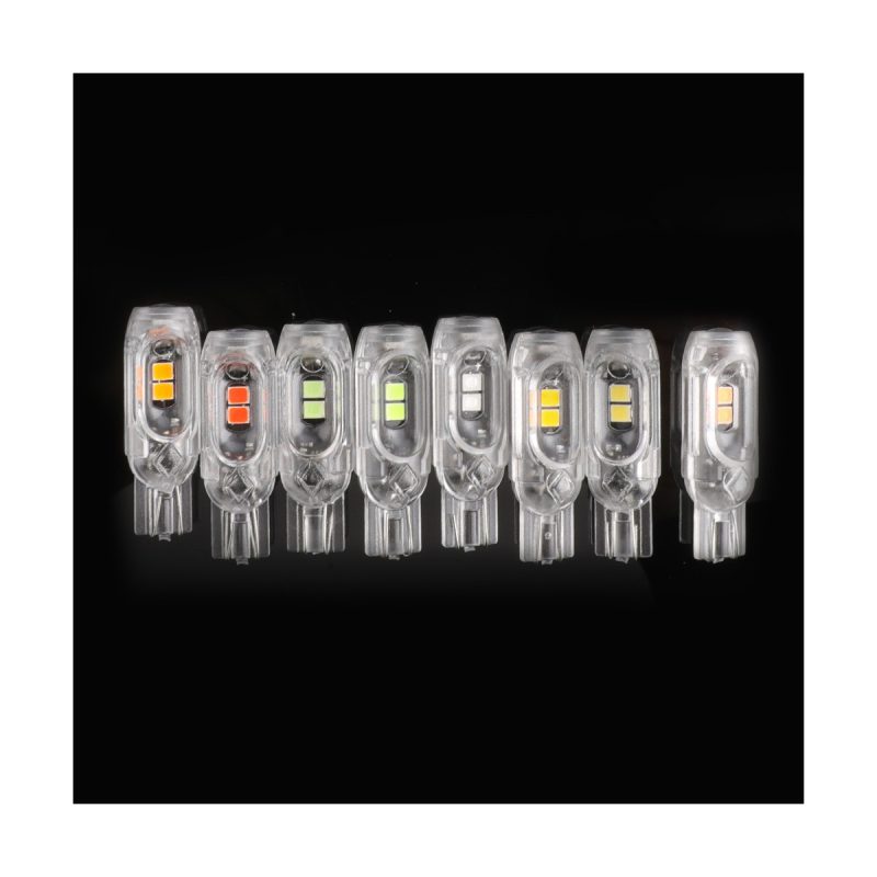 T10 Clear Lens Led Width Indicator Bulb Color Options 01 T10 Clear Main T10 Clear Lens LED Width Indicator Bulb Color Options