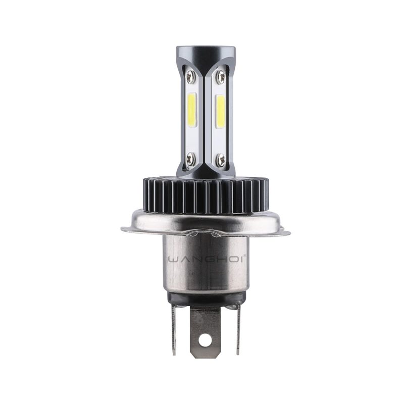 T12 H4 Tricolor Led Headlight Bulb 01 T12 H4 Front T12 H4 Tricolor LED Headlight Bulb
