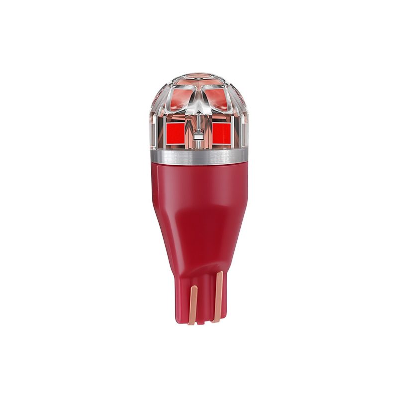 T15 5 Sided Ceramic Led Brake Position Bulb Options 05 T15 Ceramic Red Single Single red T15 5-sided ceramic LED brake position bulb