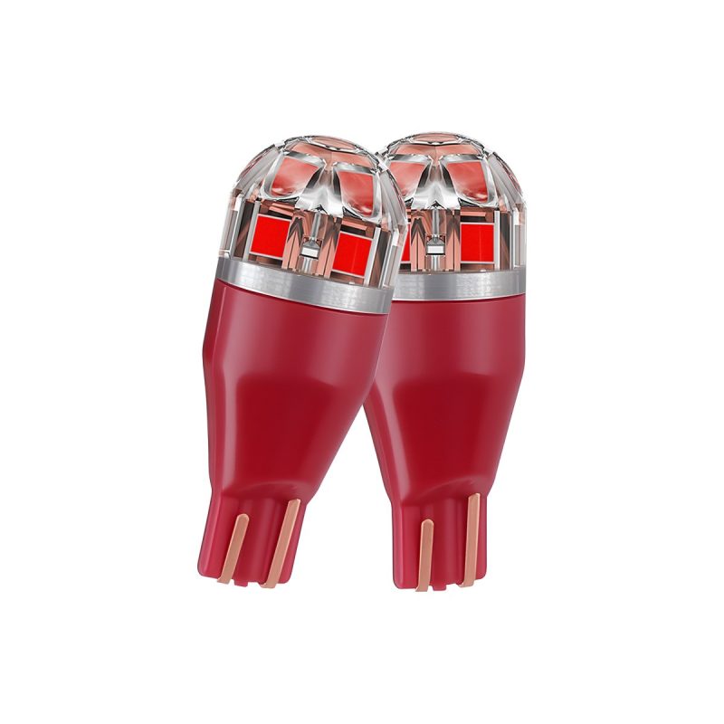 T15 5 Sided Ceramic Led Brake Position Bulb Options 06 T15 Ceramic Red Pair Red T15 5-sided ceramic LED brake position bulb pair