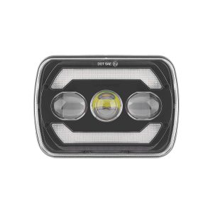 Three-Bead 7 Inch Square LED Headlight