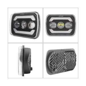 Three Bead 7 Inch Square Led Headlight 04 Three Bead 7 Inch Square Led Headlight 04 Three-Bead 7 Inch Square LED Headlight product angle reference