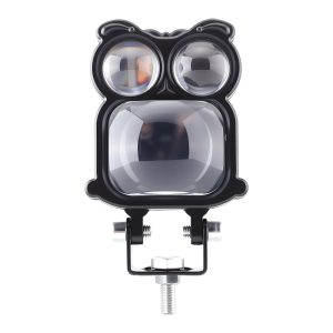 Three Bead Owl Led Work Light Front View Front product reference showing the three-bead owl-style lens layout.