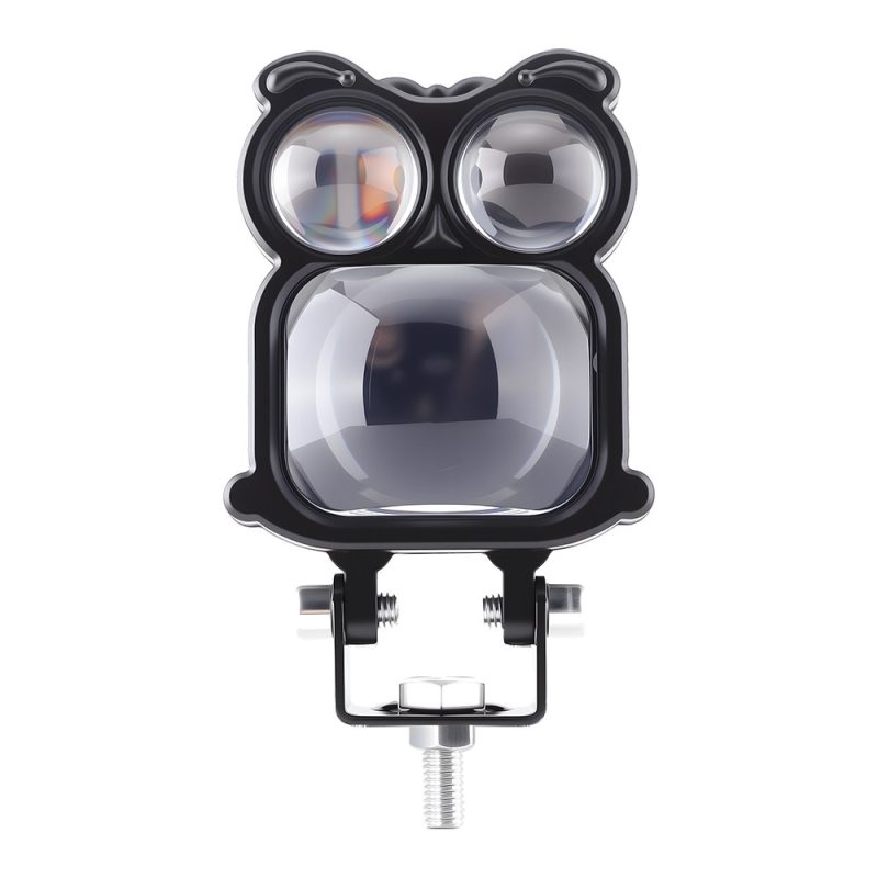 Three Bead Owl Led Work Light Front View Front product reference showing the three-bead owl-style lens layout.