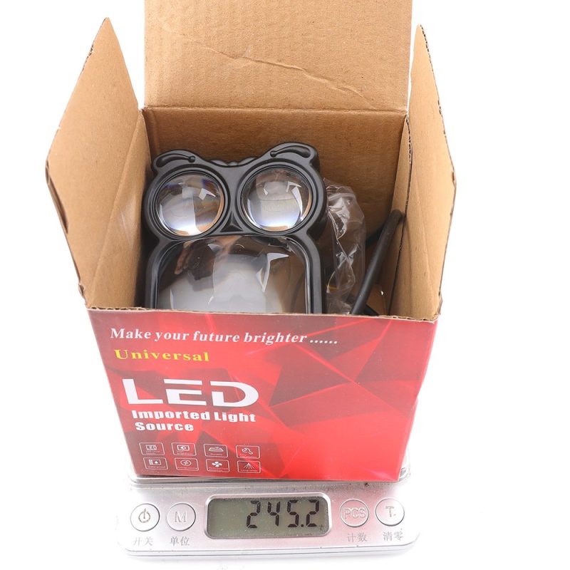 Three Bead Owl Led Work Light Packing Reference Packing and weight reference from the supplied source image.
