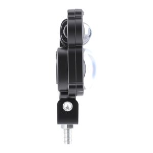 Three Bead Owl Led Work Light Side Profile Side profile reference showing housing depth and mounting bracket position.