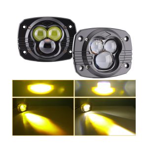 Beam reference for three-bead square recessed LED work light