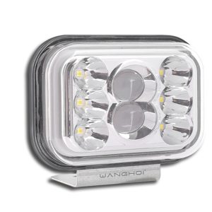 Three Color Frame Motorcycle Led Spotlight Short Front Clean product crop of the short three-color frame motorcycle LED spotlight option.