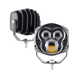 Three-Lens Square LED Work Light detail or accessory reference