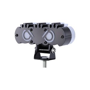Three Pearl Demon Eye Led Motorcycle Spotlight 04 Three Demon Rear Three pearl demon eye LED spotlight rear view