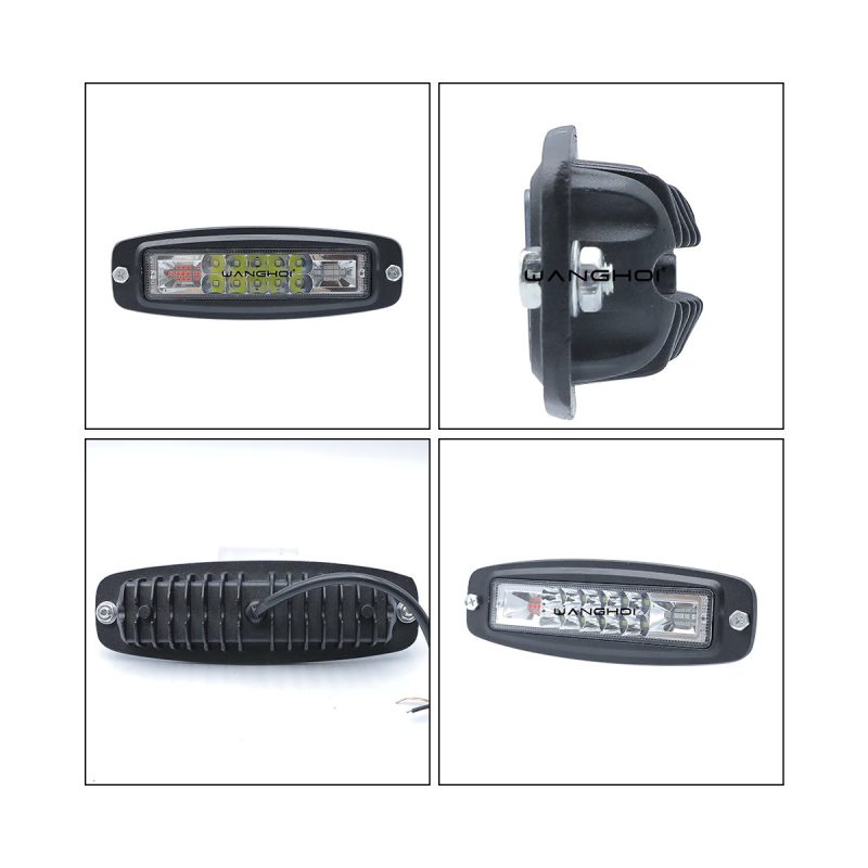 Three-Row Slotted Linear LED Work Light