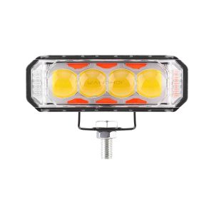 Three Sided 3 4 Bead Led Work Light Series 01 Three 34 Main Four-bead three-sided LED work light front view