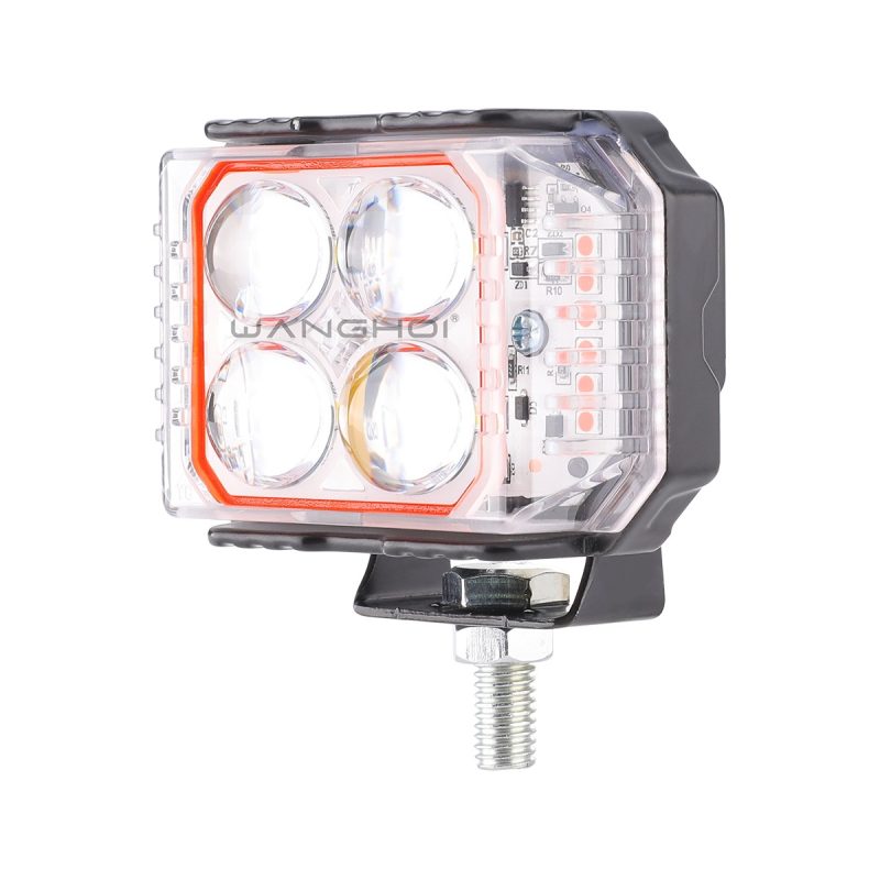 Three-Sided Four-Leaf Clover LED Work Light