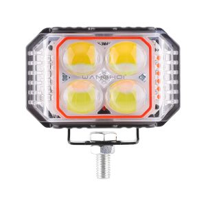 Yellow reference for three-sided four-leaf clover LED work light