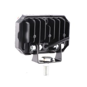 Rear housing view of three-sided four-leaf clover LED work light