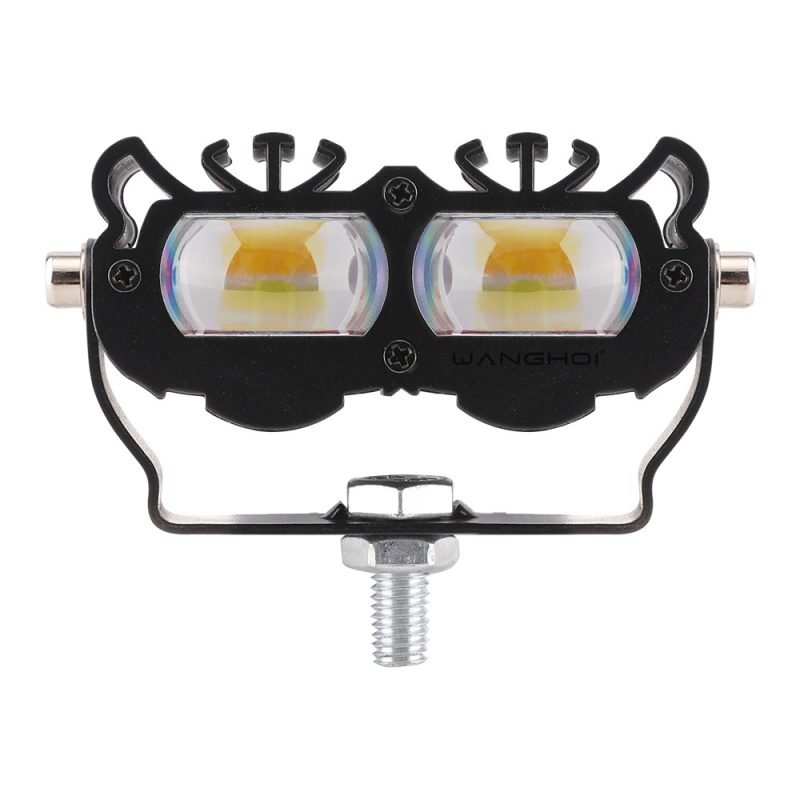 Tiger Head Twin Bead Led Motorcycle Spotlight Main Tiger Head Twin-Bead LED Motorcycle Spotlight