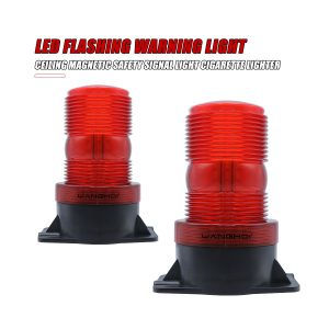 Red tower LED beacon warning light
