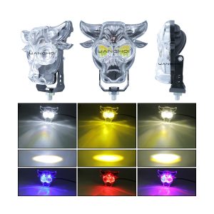 Transparent Bull Head Flashing Led Work Light 03 Transparent Bull Head Flashing Led Work Light 03 Transparent Bull-Head Flashing LED Work Light color lighting reference
