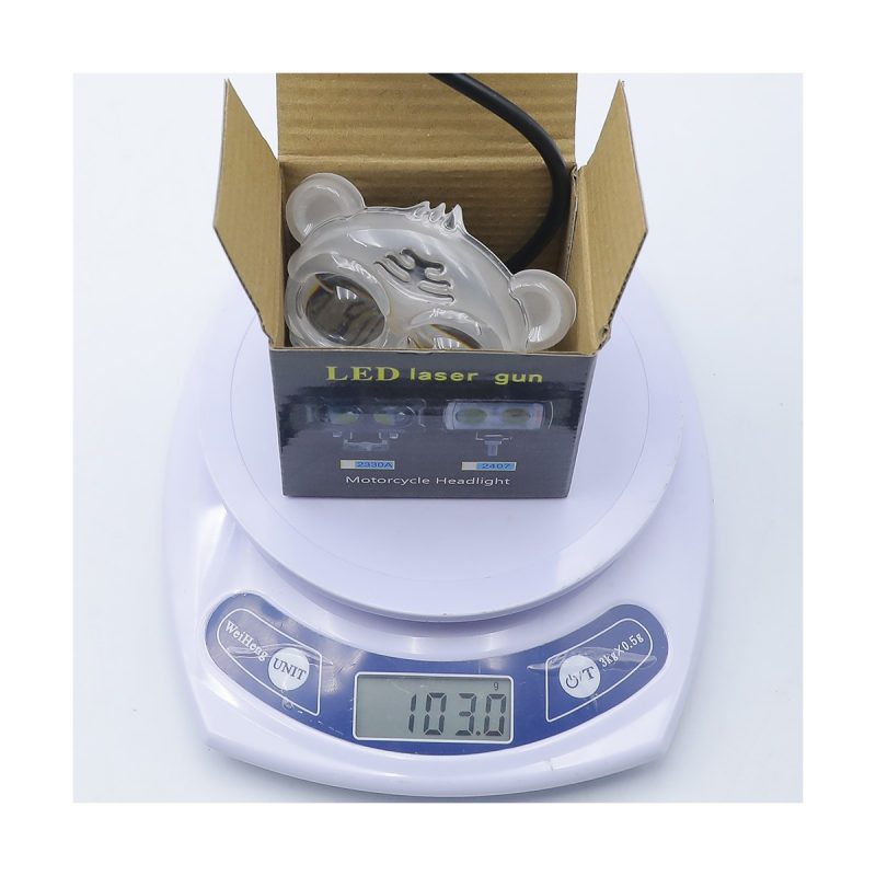 Package reference for transparent dual-lens motorcycle LED auxiliary light