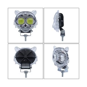 Transparent Tiger Two Color Led Motorcycle Spotlight Main Transparent Tiger Two-Color LED Motorcycle Spotlight
