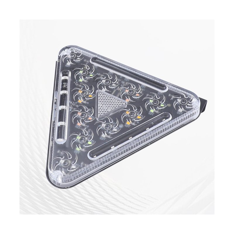 Triangular LED truck warning strobe light angle product view