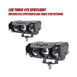 Triple Eye Motorcycle Auxiliary Spotlight Bar 01 Triple Eye Main Triple-Eye Motorcycle Auxiliary Spotlight Bar