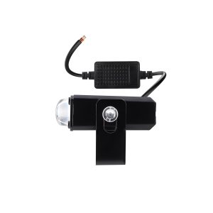 Triple-lens LED grille fog light bar side view