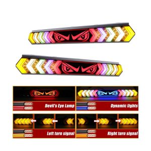 Truck Demon Eye LED Fog Warning Light Bar multi-view product reference