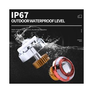 Two Color Angel Devil Eye Led Projector Lens Ip67 Reference Waterproof source graphic with IP67 wording; confirm test basis before quotation.