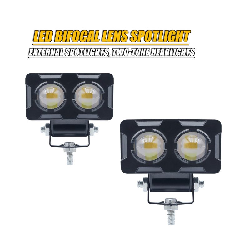 Two Color Bifocal Lens Led Spotlight 02 Bifocal Lens Spot Pair Pair reference for two-color bifocal lens LED spotlight
