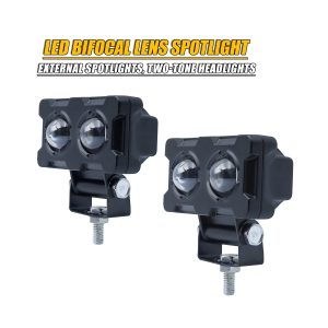 Two Color Bifocal Lens Led Spotlight 06 Bifocal Lens Spot Front Front reference for two-color bifocal lens LED spotlight