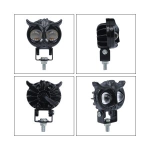 Two Color Owl Led Motorcycle Spotlight Main Two-Color Owl LED Motorcycle Spotlight 12V-85V