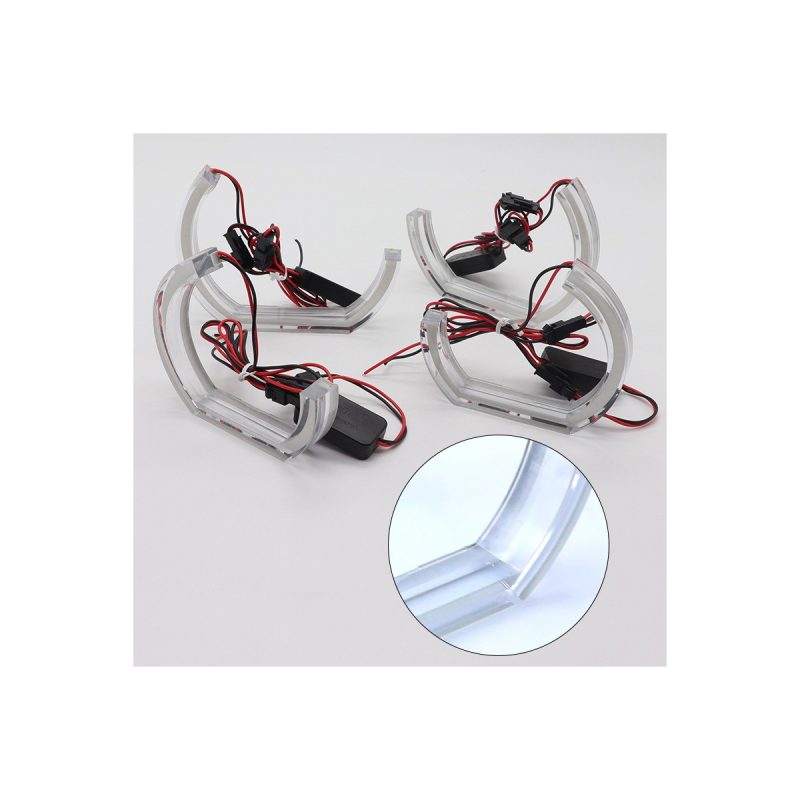 U Shaped Crystal Angel Eyes White 105 128Mm Kit 06 U Crystal White Detail Detail reference for U-shaped crystal angel eyes white kit