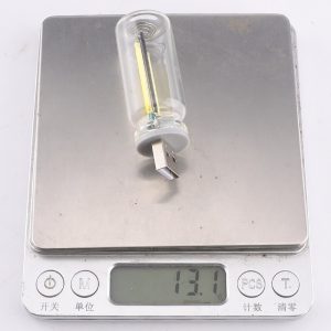 Usb Glass Bottle Car Ambient Light Weight Reference 13g weight reference shown in the supplied source image.